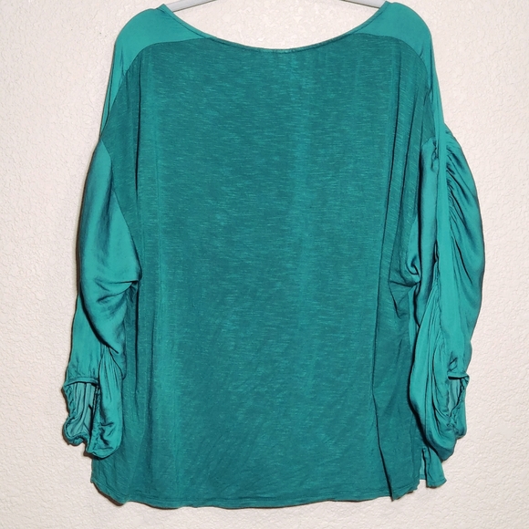 Dolan Ruched Buttondown‎ Top by Anthropologie - Picture 7 of 13